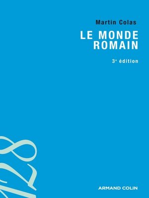 cover image of Le monde romain